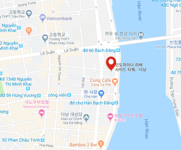 Map of Da Nang office