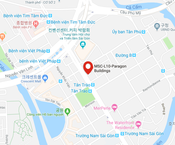 Map of Ho chi minh office